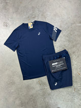 Asics Navy Icon Core Mens Set