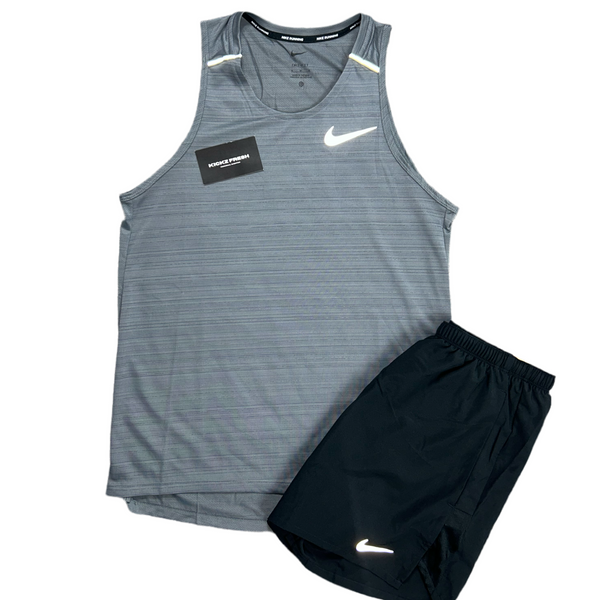 Nike Miler Tee Vest Grey