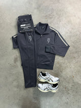 YELIR World Charcoal Grey Stripe Tracksuit