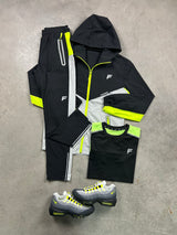Fresh Core Neon Black 3 Piece Tracksuit