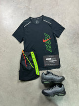 Nike Miler Rare Neon Black Mens Set