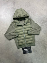 Yelir World Panel Khaki Green Jacket