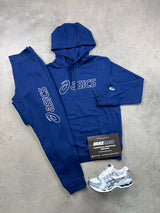 Asics Club Navy Hoodie Tracksuit