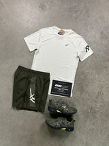 ASICS Icon Cream Khaki Green Mens Set
