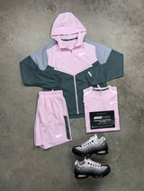 Nike 3 Piece Windrunner Pink Foam Mens Set