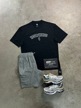 YELIR World Relaxed Y Black Cargo Grey Mens Set