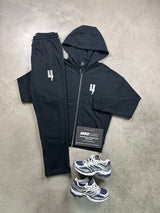 YELIR World 1504 Tape Black Tracksuit