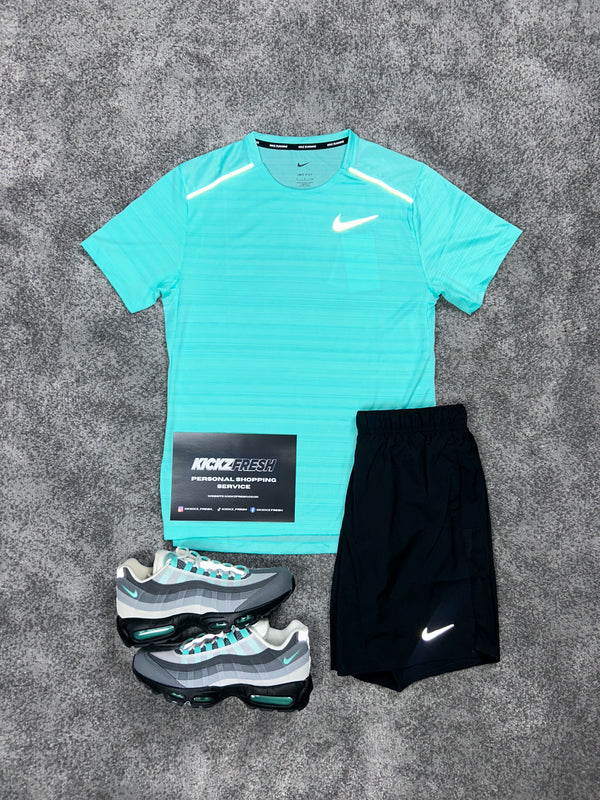 Nike Miler Hyper Turquoise Mens Set