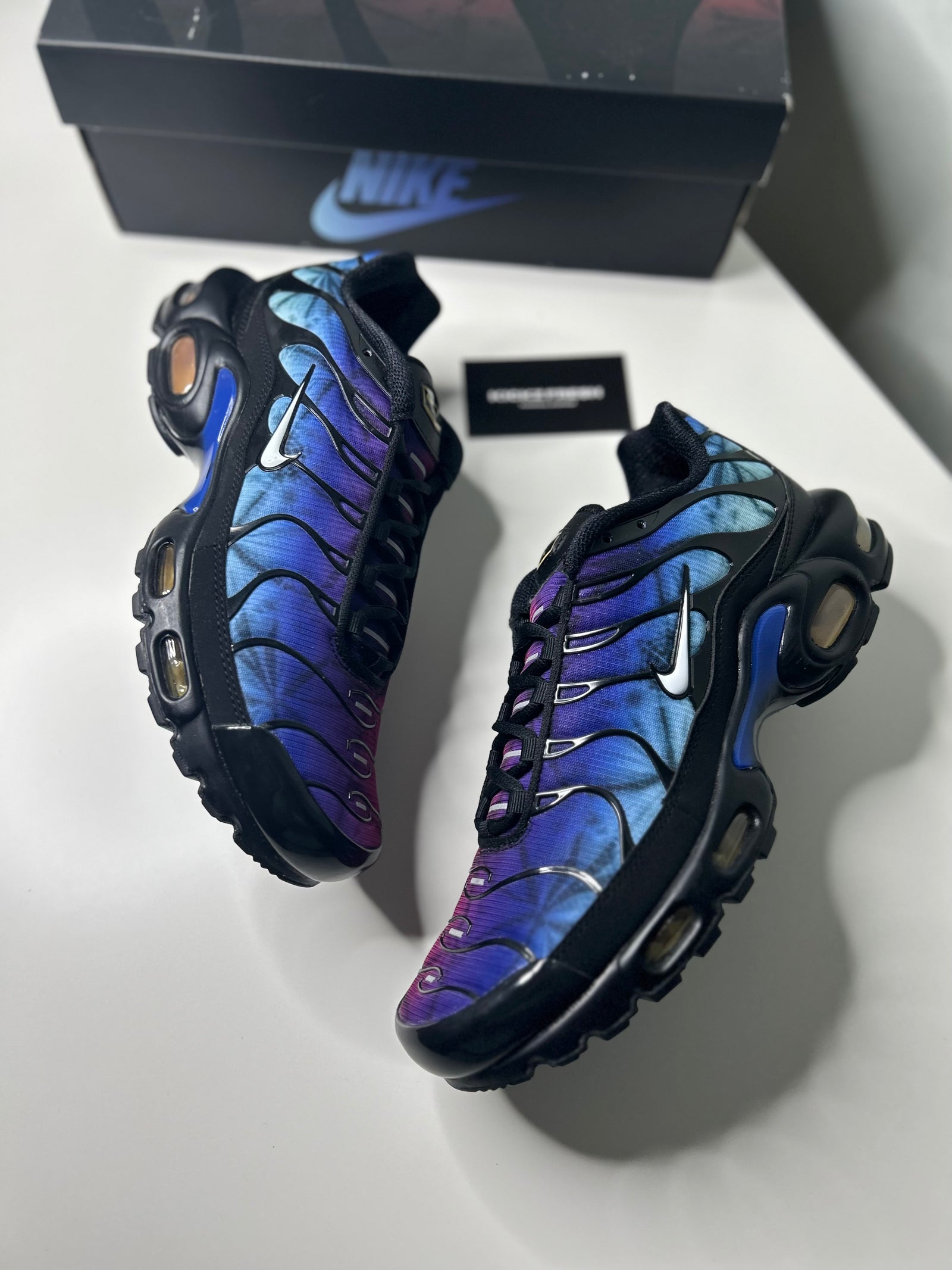 Nike tns blue and orders purple