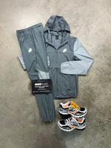 Asics Core Two Tone Grey Windrunner Tracksuit