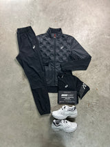 Asics 3 Piece Road Black Padded Icon Tracksuit