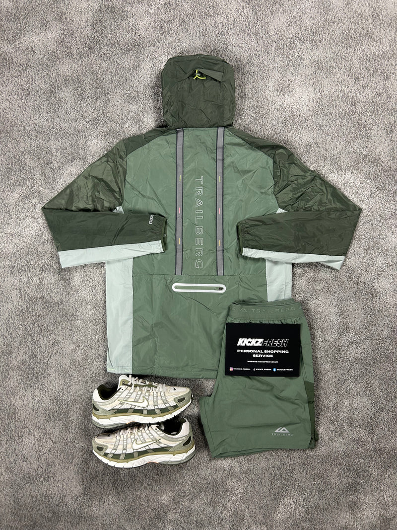 Trailberg Twin Windrunner Khaki Cargo Green Mens Set