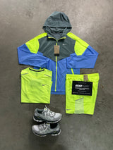 Nike 3 Piece Windrunner Uni Blue Neon Cool Grey Mens Set