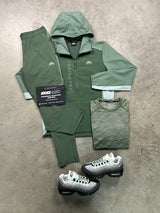 Trailberg Triathlon Khaki Green 3 Piece Tracksuit