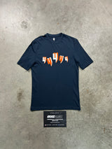 YELIR World Navy Orange Y Tee Shirt