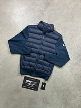 Yelir World Navy Neck Panel Jacket