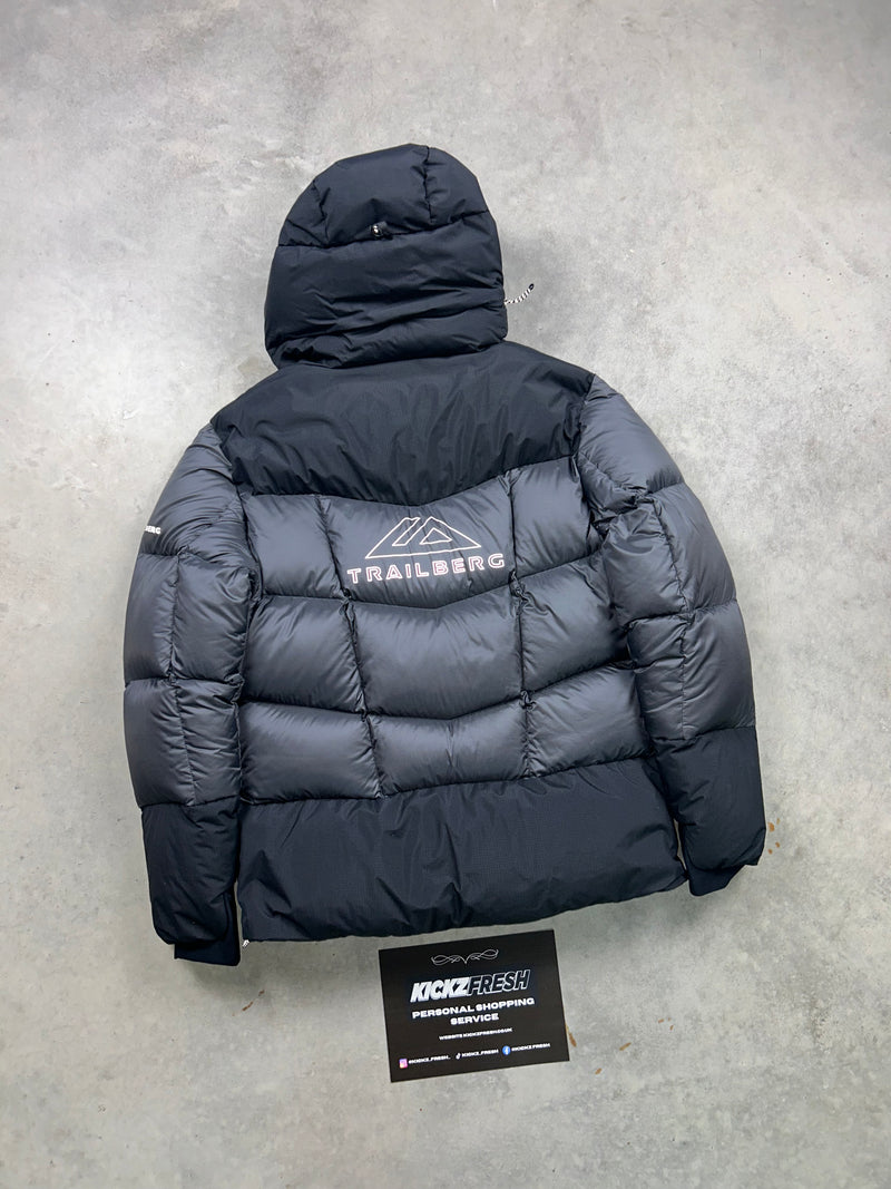 Trailberg Eiger Down Black Grey Puffer Jacket