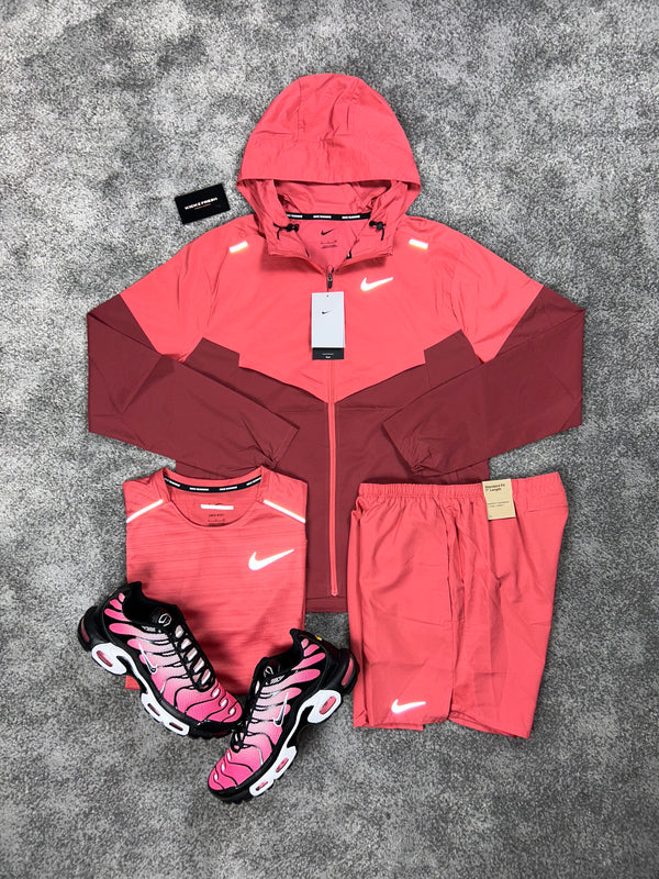 Nike Windrunner Adobe Red 3 Piece Mens Set