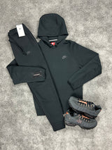 Nike Tech Fleece Hoodie Black Tracksuit