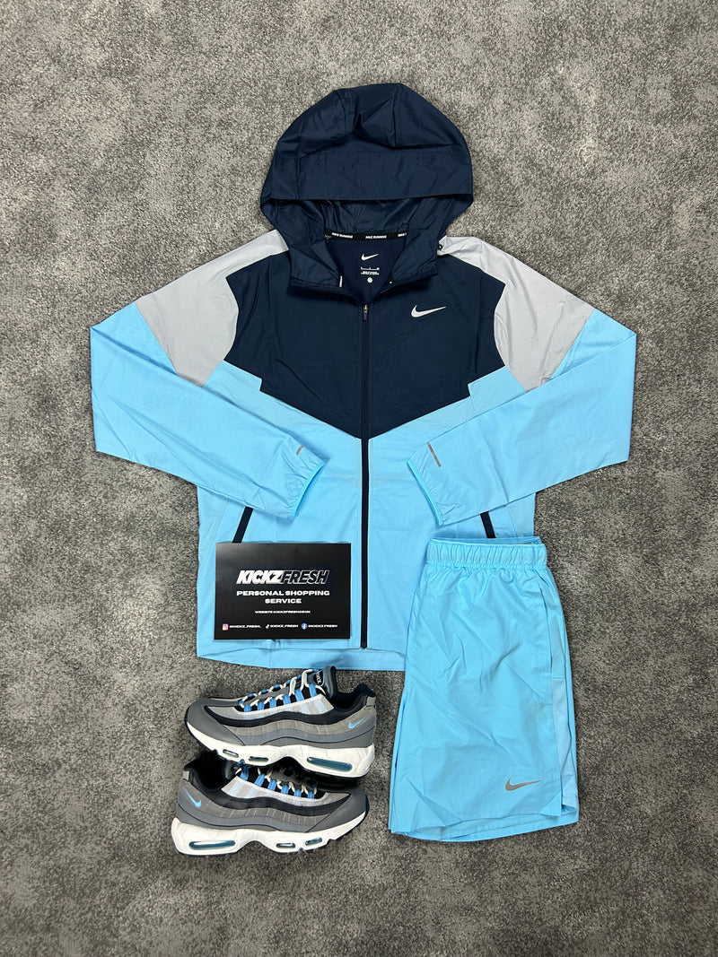 Nike Aquarius Navy Blue Windrunner Mens Set