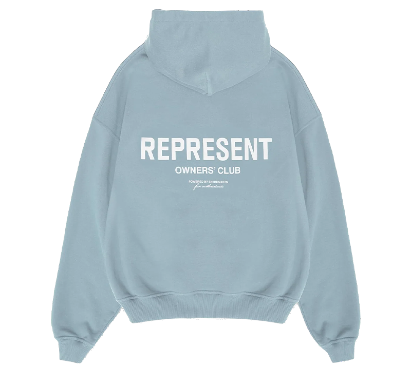 Represent Owners Club Hoodie- Powder Blue